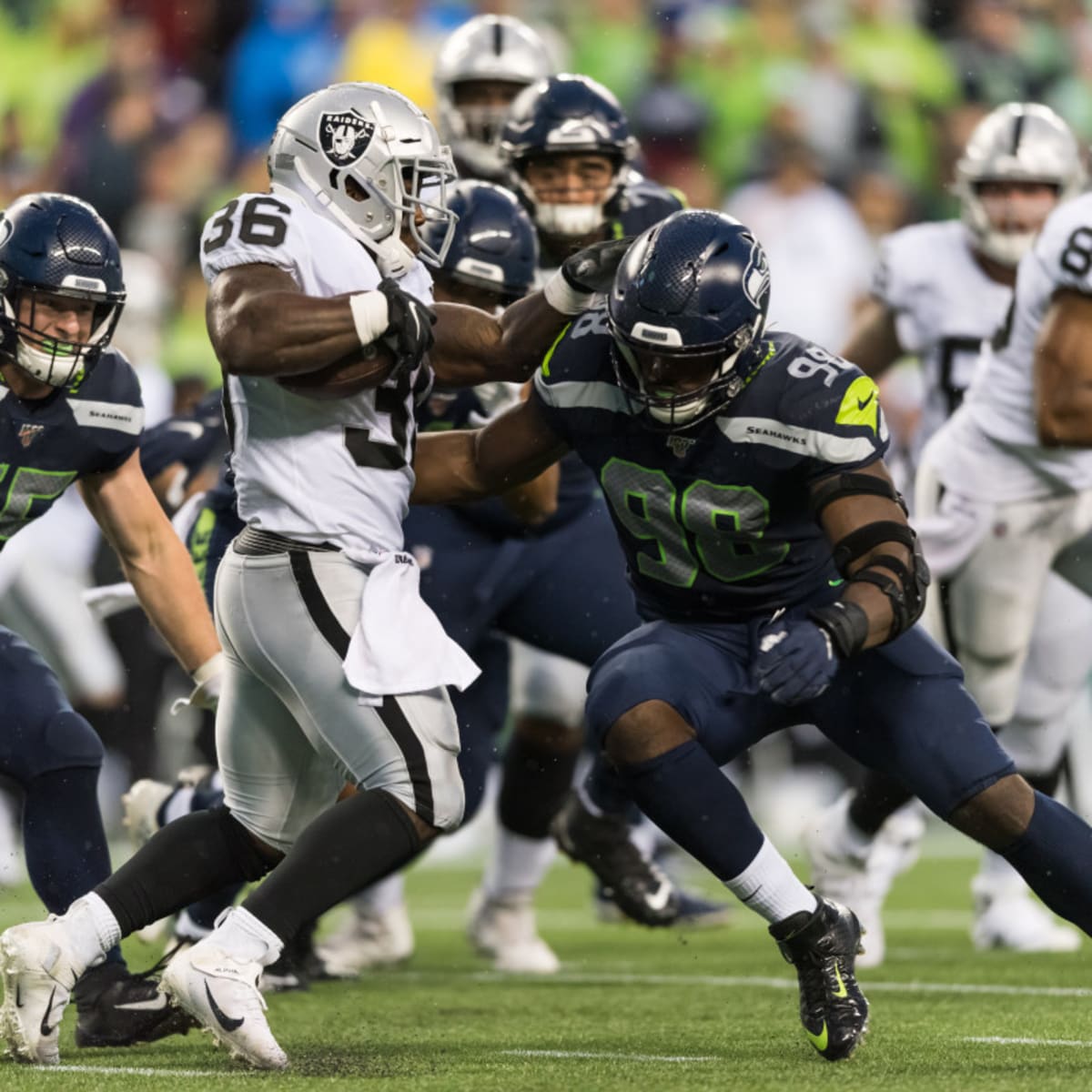 Raiders open preseason against Seahawks; first game with fans at