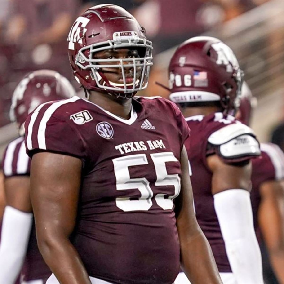 Former Texas A&M Lineman awarded Kenyon Green Day in Humble