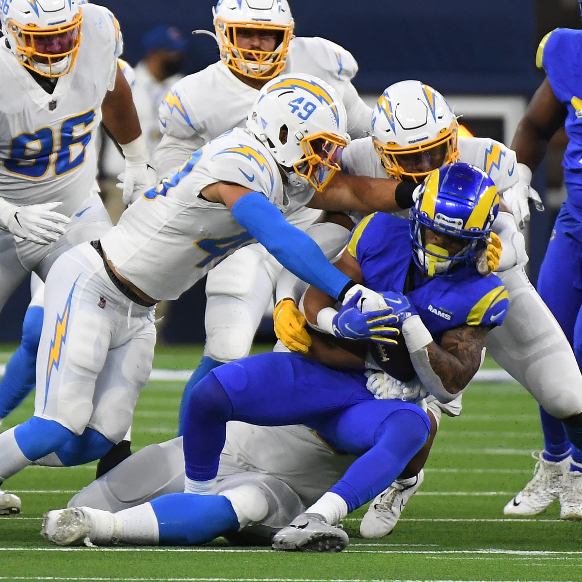 L.A. Chargers beat Rams 13-6 in SoFi Stadium's first game with