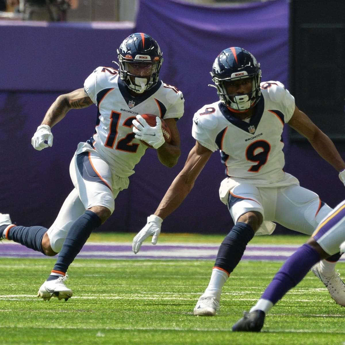 Former Division II wide receiver, Trinity Benson, is turning heads at  Broncos training camp with his playmaking, speed and unwillingness to give  up on NFL dream, Sports