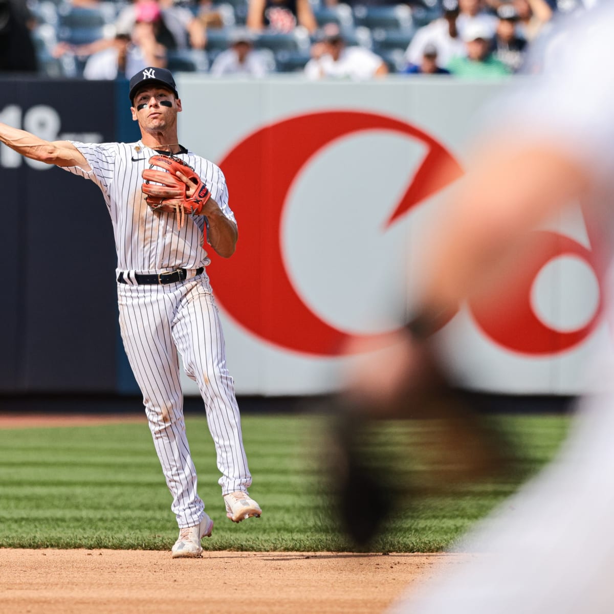 Andrew Velazquez of the New York Yankees in action against the News  Photo - Getty Images