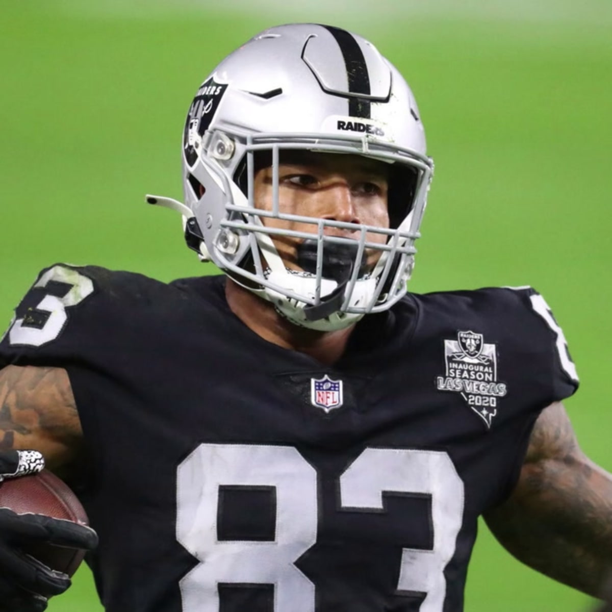 Darren Waller honored as Raiders' Walter Payton NFL Man of the Year nominee  in pregame celebration