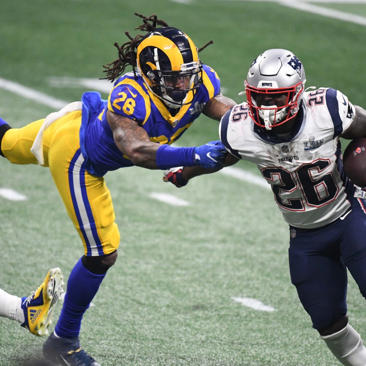 Rams bring back Sony Michel, a key to Super Bowl LVI title - The San Diego  Union-Tribune