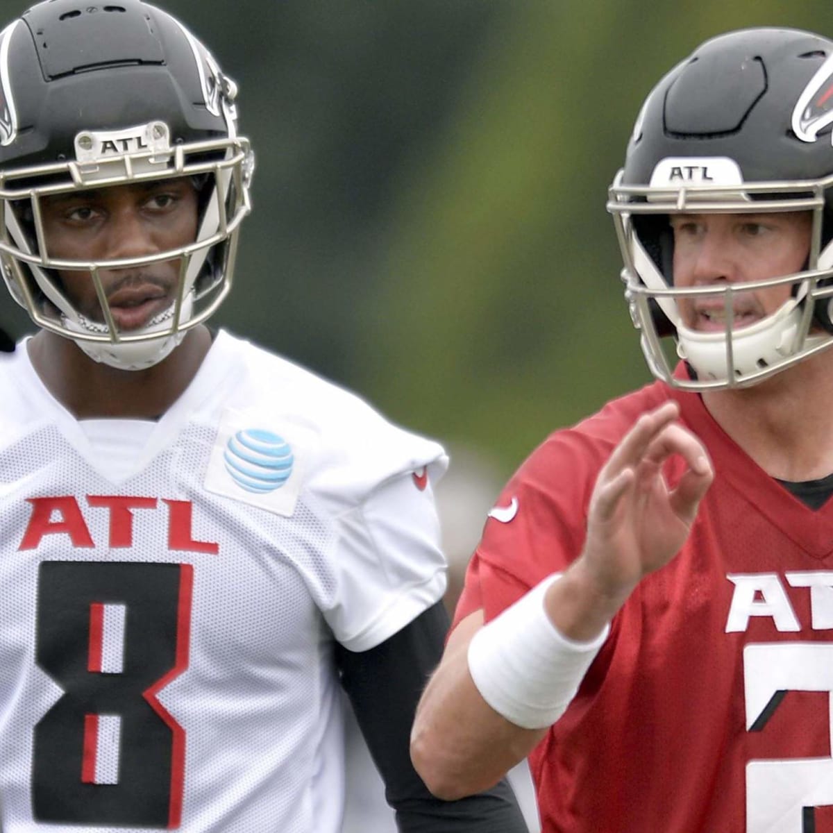 Emmanuel Ellerbee of the Atlanta Falcons looks on after the game