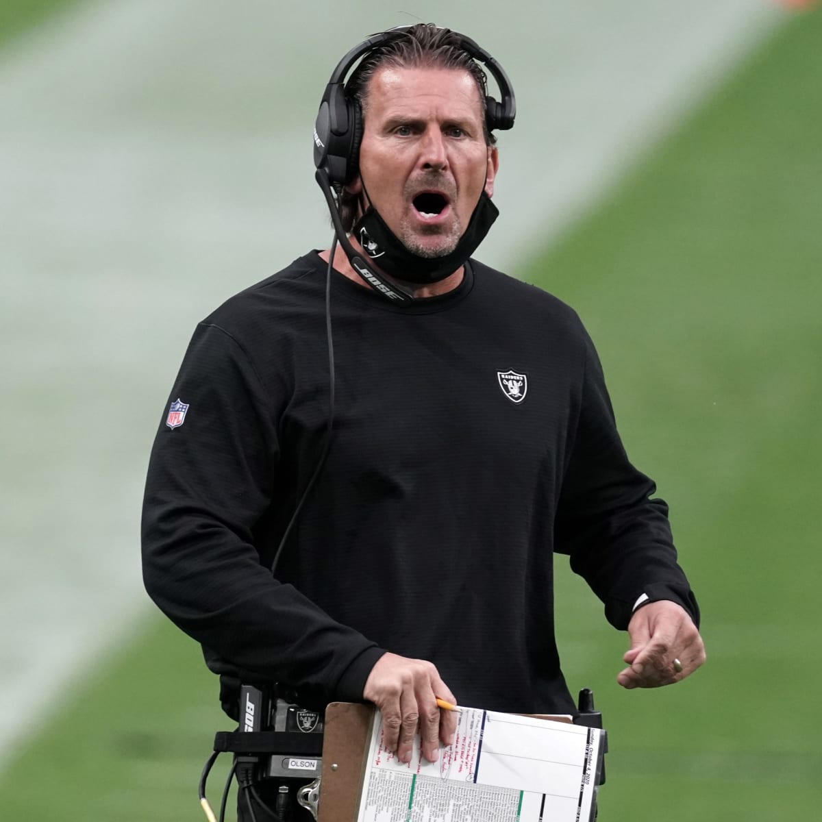 Raiders news: Greg Olson excited about young offensive linemen - Silver And  Black Pride