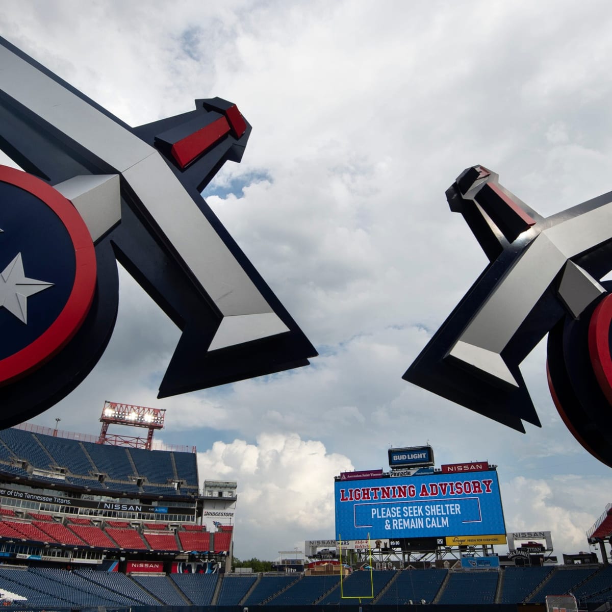 August 29, 2019: Chicago, Illinois, U.S. - Titans #22 Derrick Henry takes a  break during the NFL Preseason Game between the Tennessee Titans and  Chicago Bears at Soldier Field in Chicago, IL.