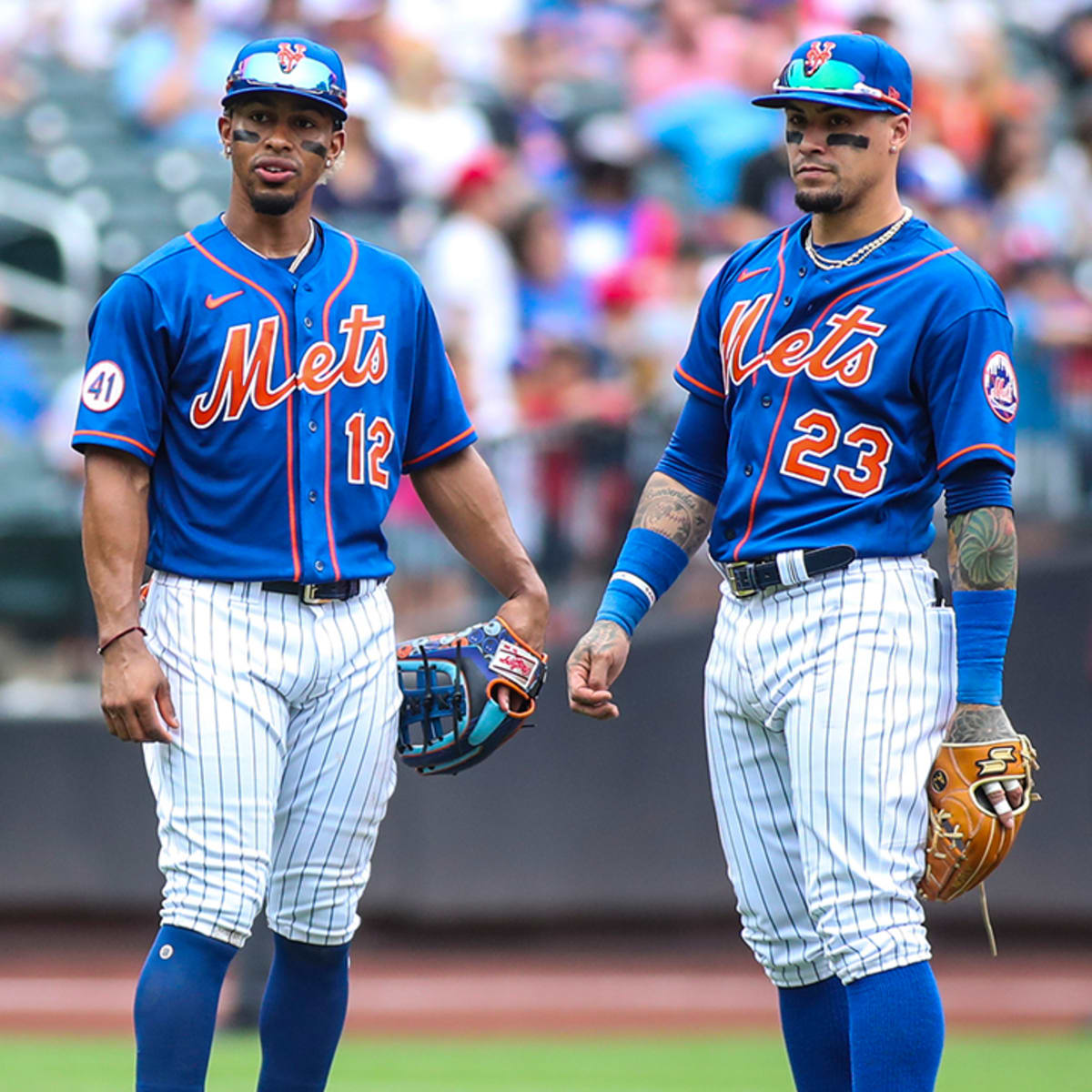 REPORT: The Mets are reportedly hopeful that both Francisco Lindor and Javier  Baez will come off the IL this weekend during the Dodgers…