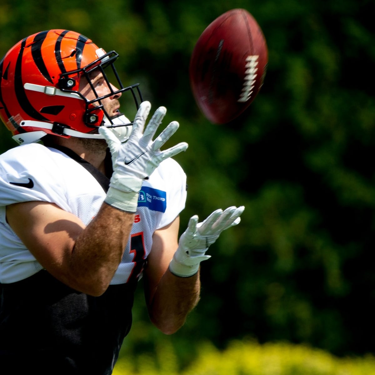 Cincinnati Bengals' wide receiver Trent Taylor (11) is tackled by