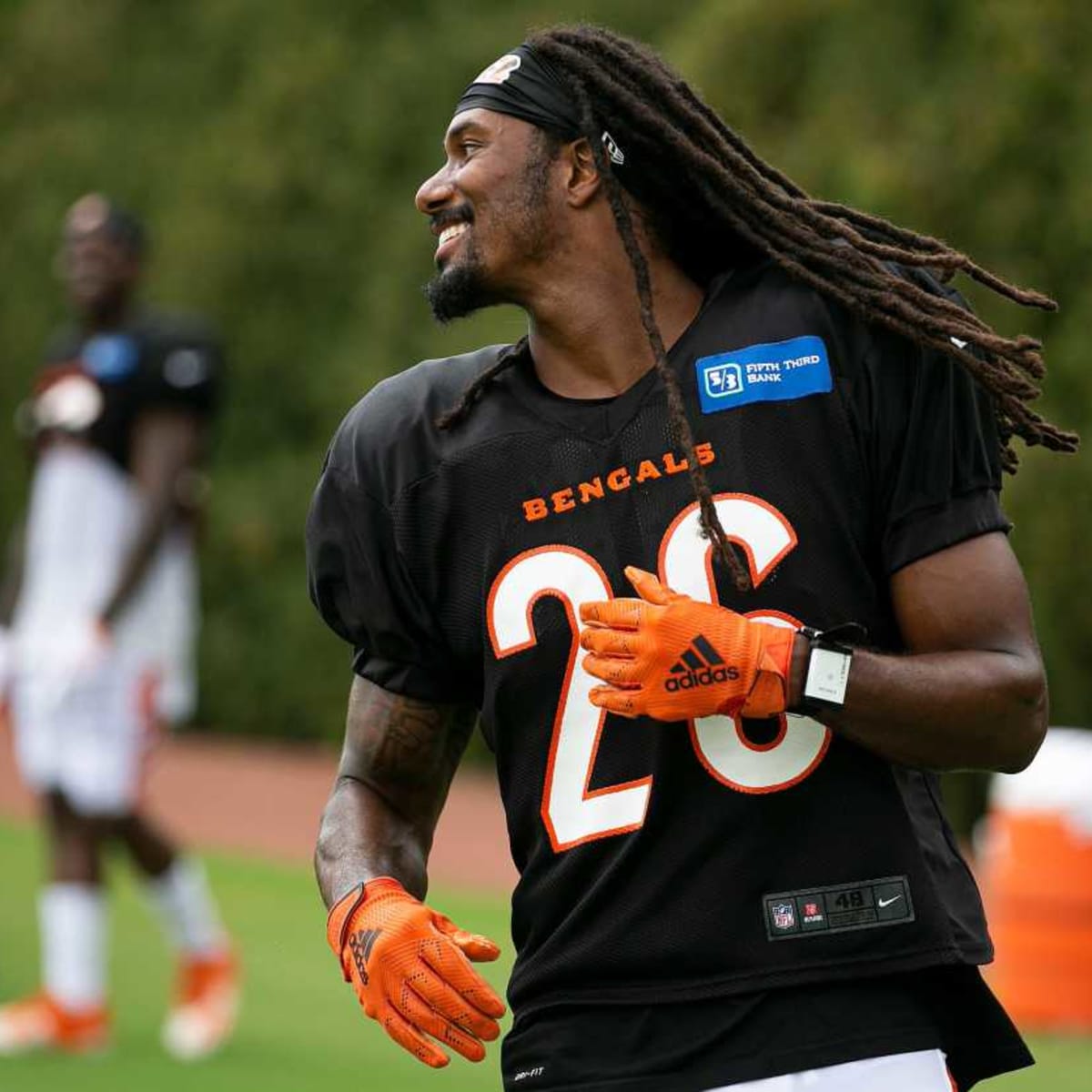 Minnesota Vikings cornerback Trae Waynes takes part in drills during the  NFL football team's training camp Friday, July 26, 2019, in Eagan, Minn.  (AP Photo/Jim Mone Stock Photo - Alamy