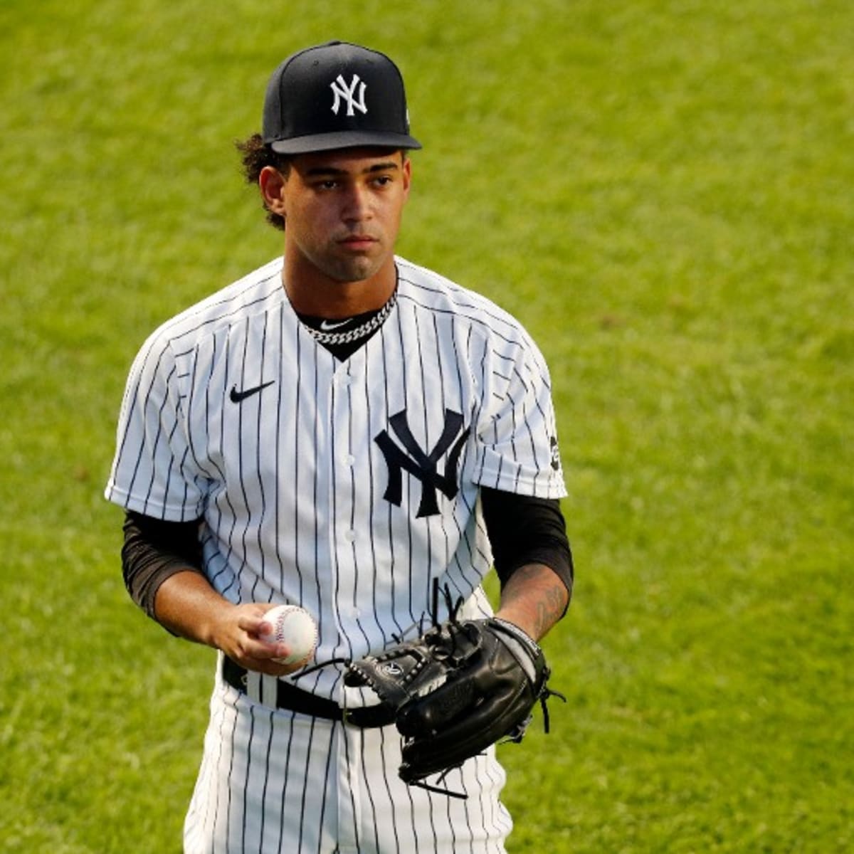 Yankees' Deivi Garcia drew his inspiration for rebound, then had it tattooed  on pitching arm 