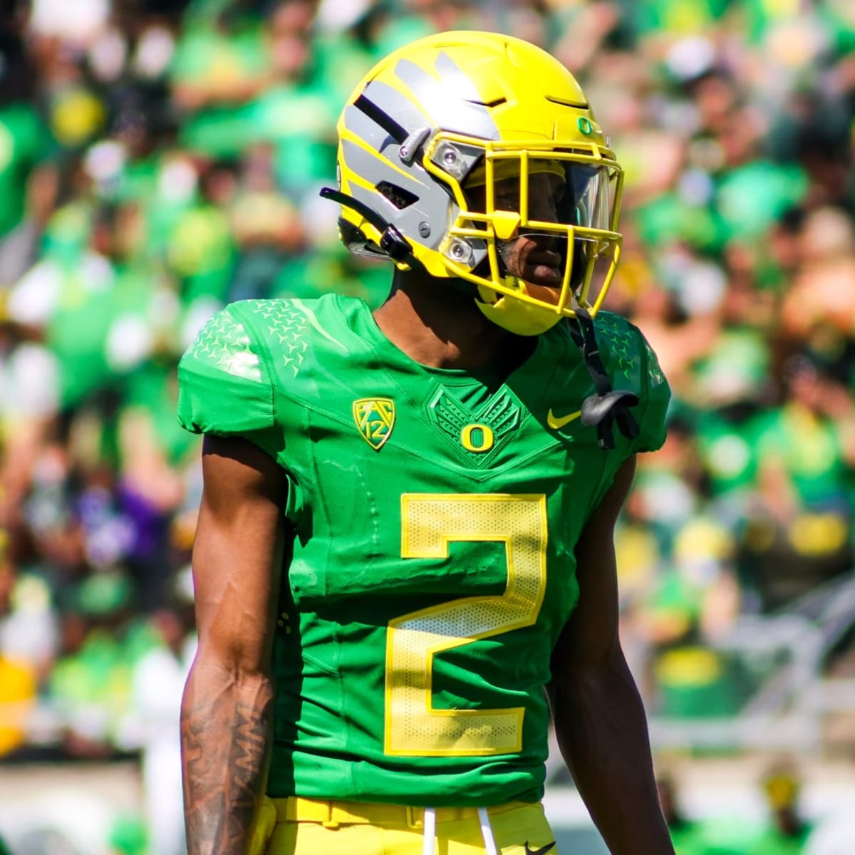 Watch: Former Oregon Ducks' star Jevon Holland forces two fumbles