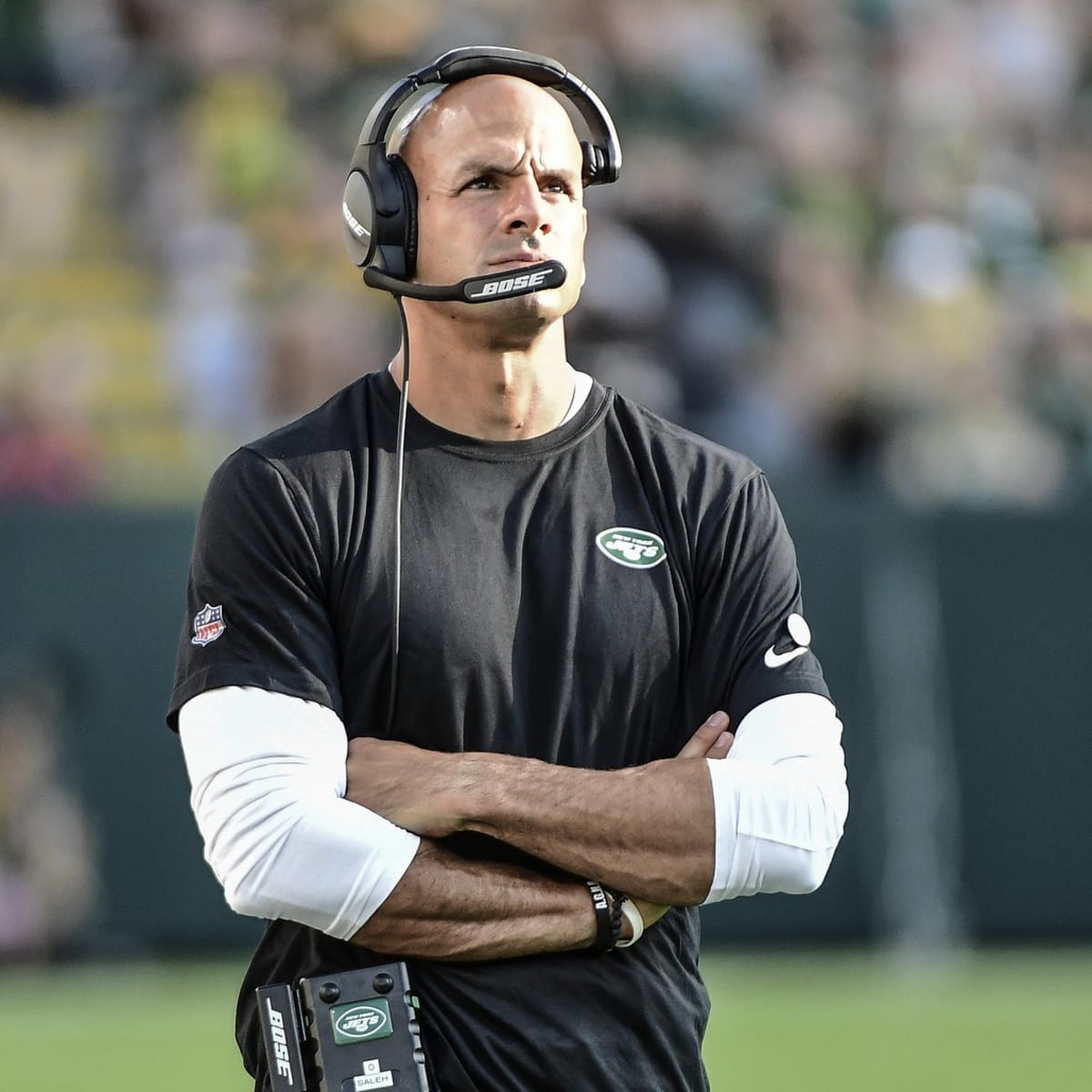 New York Jets head coach Robert Saleh during an NFL International