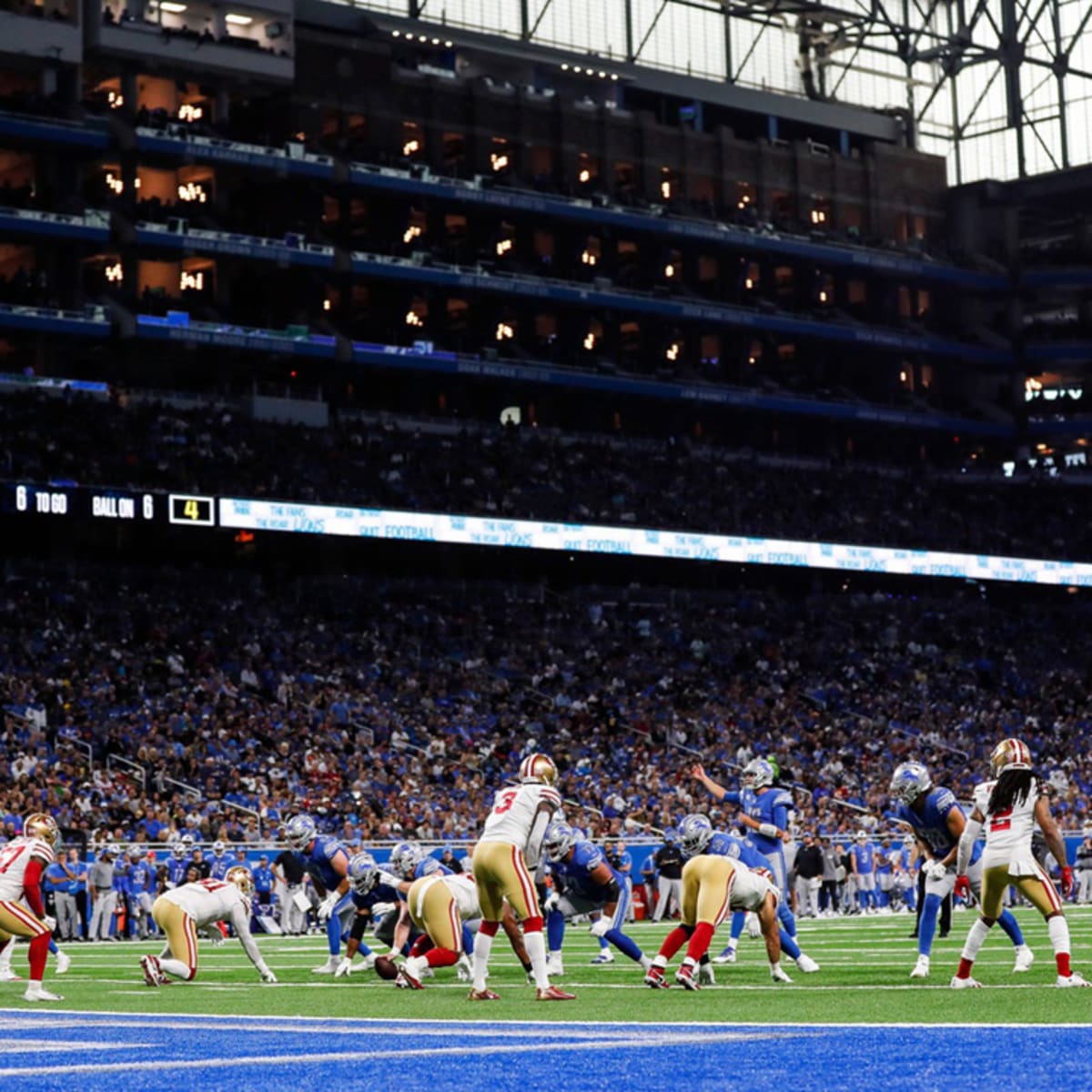 Lions set Ford Field attendance record amid NFL gate decline