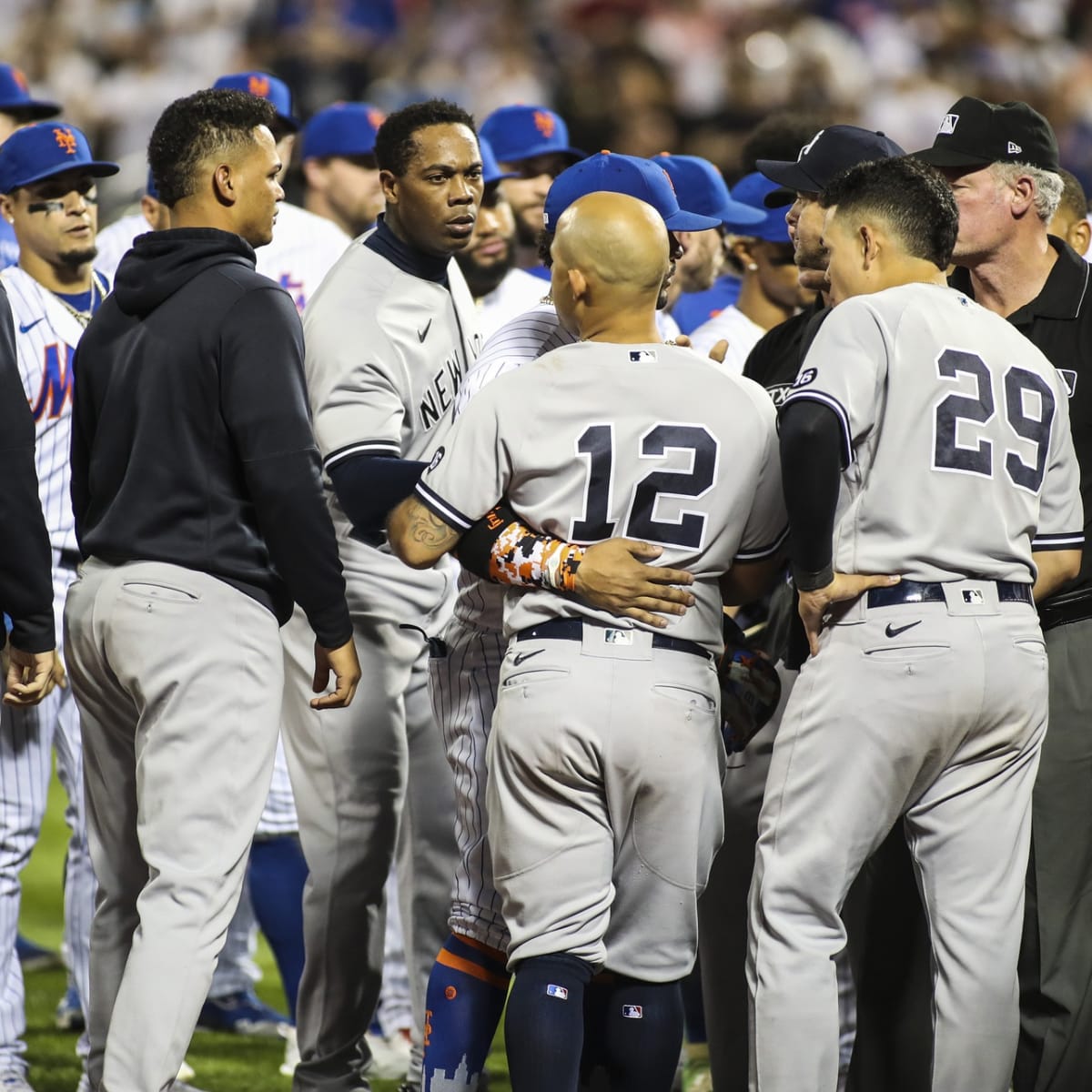 Benches, bullpens clear when Nats pitch hits Mets SS Lindor