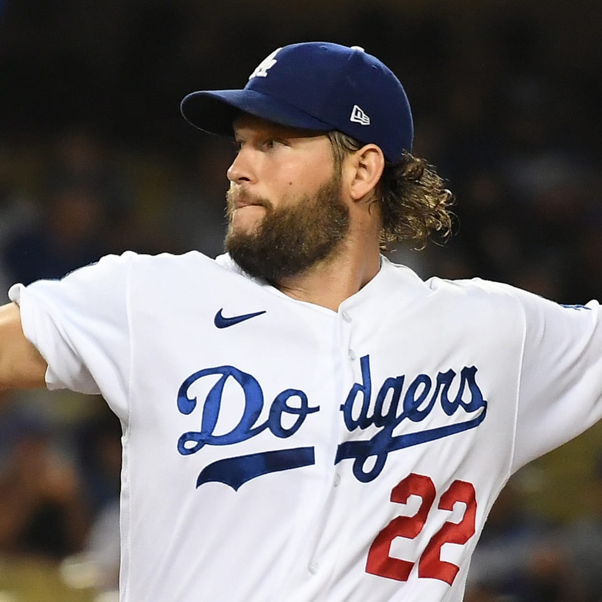 Clayton Kershaw Team-Issued 4th of July Jersey