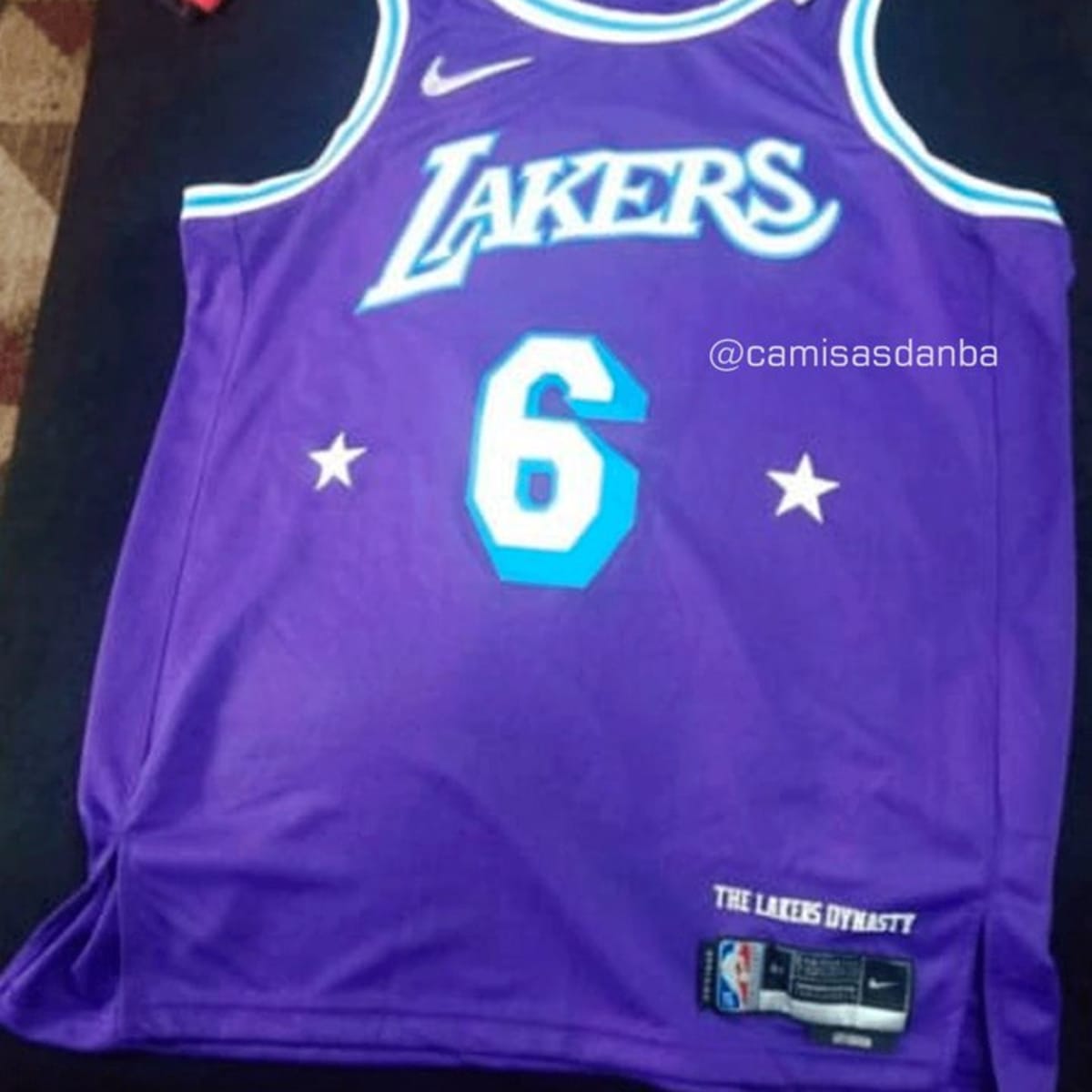 The Lakers' 2023-24 City Edition uniform appears to have leaked