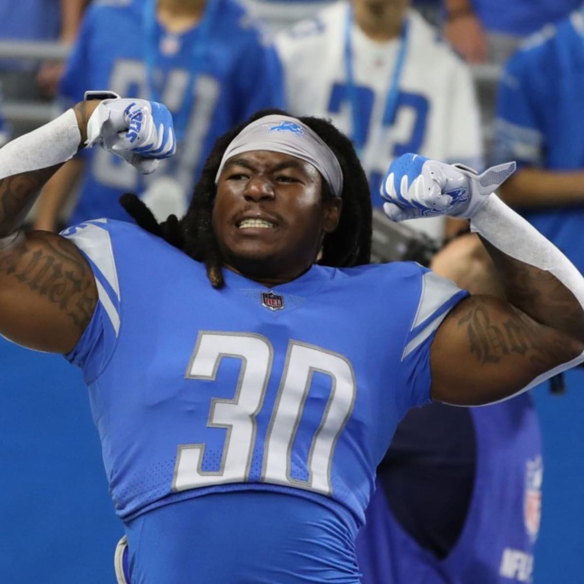 Lions starting RB Jamaal Williams, CB A.J. Parker both out against