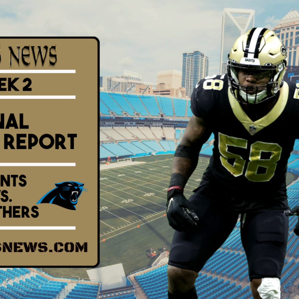 5 Saints players limited on initial Week 2 injury report vs. Panthers