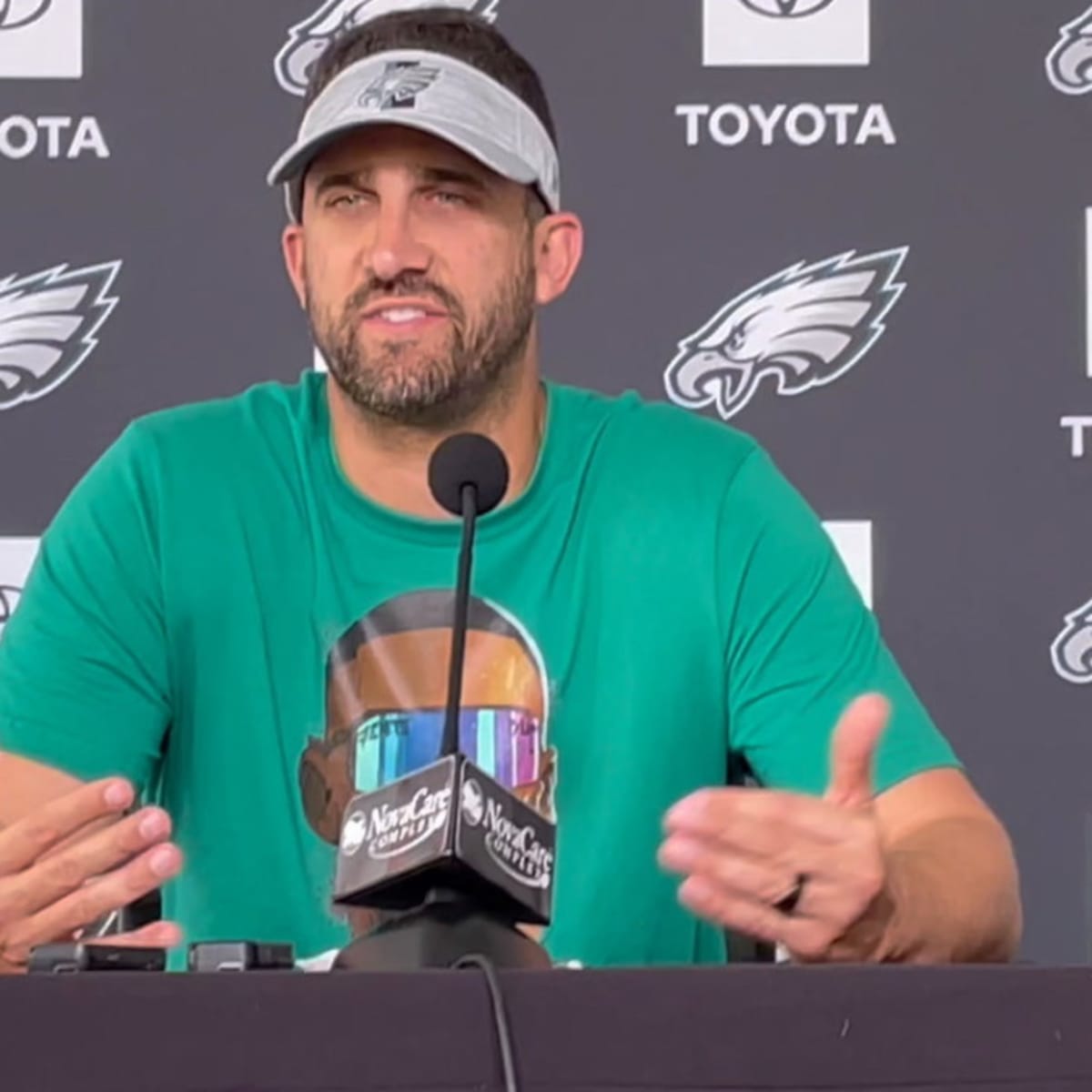 Eagles Head Coach Nick Sirianni Believes in Routine Over Superstition