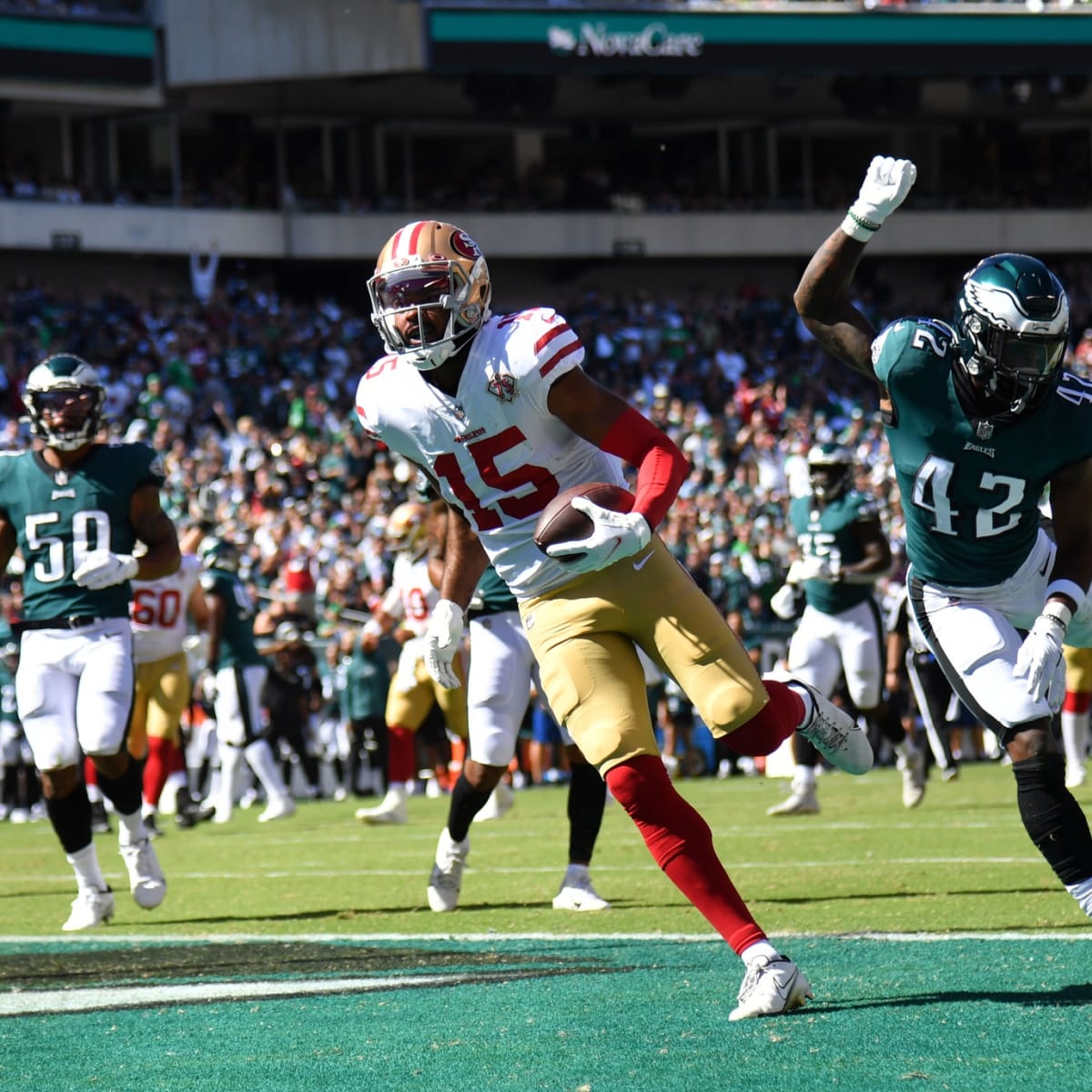 Philadelphia Eagles lose to San Francisco 49ers 17-11 in Week 2, also lose  Brandon Graham to injury