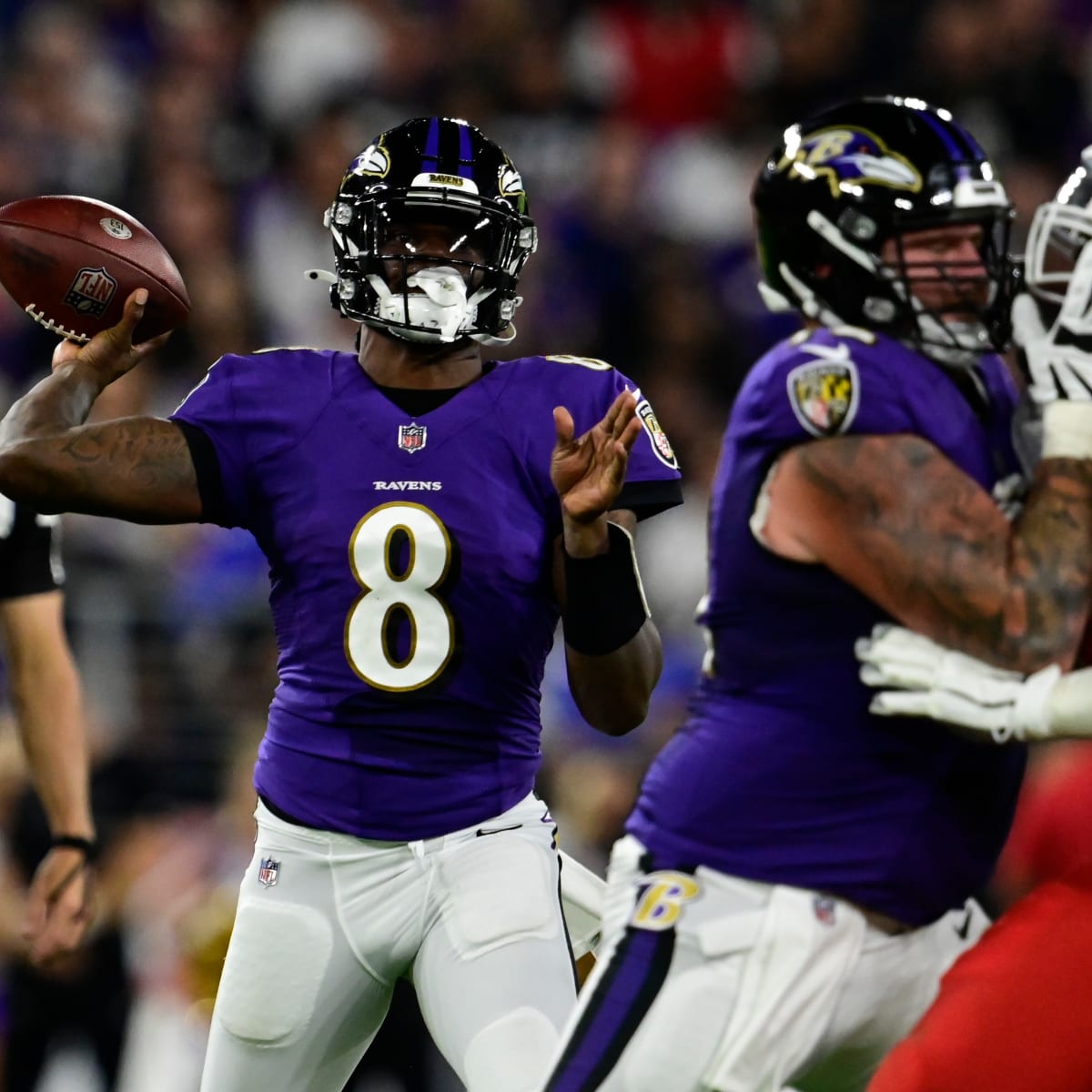 At quarter pole, Ravens QB Lamar Jackson on pace for historic season