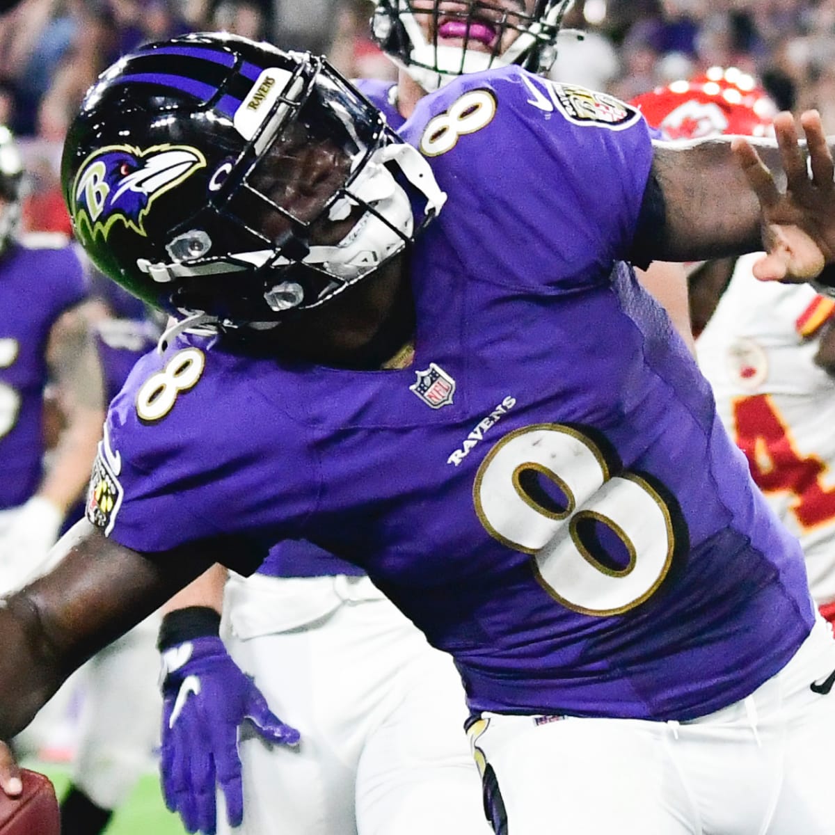 NFL Rumors on X: #Ravens Lamar Jackson Purple Visor #RavensFlock