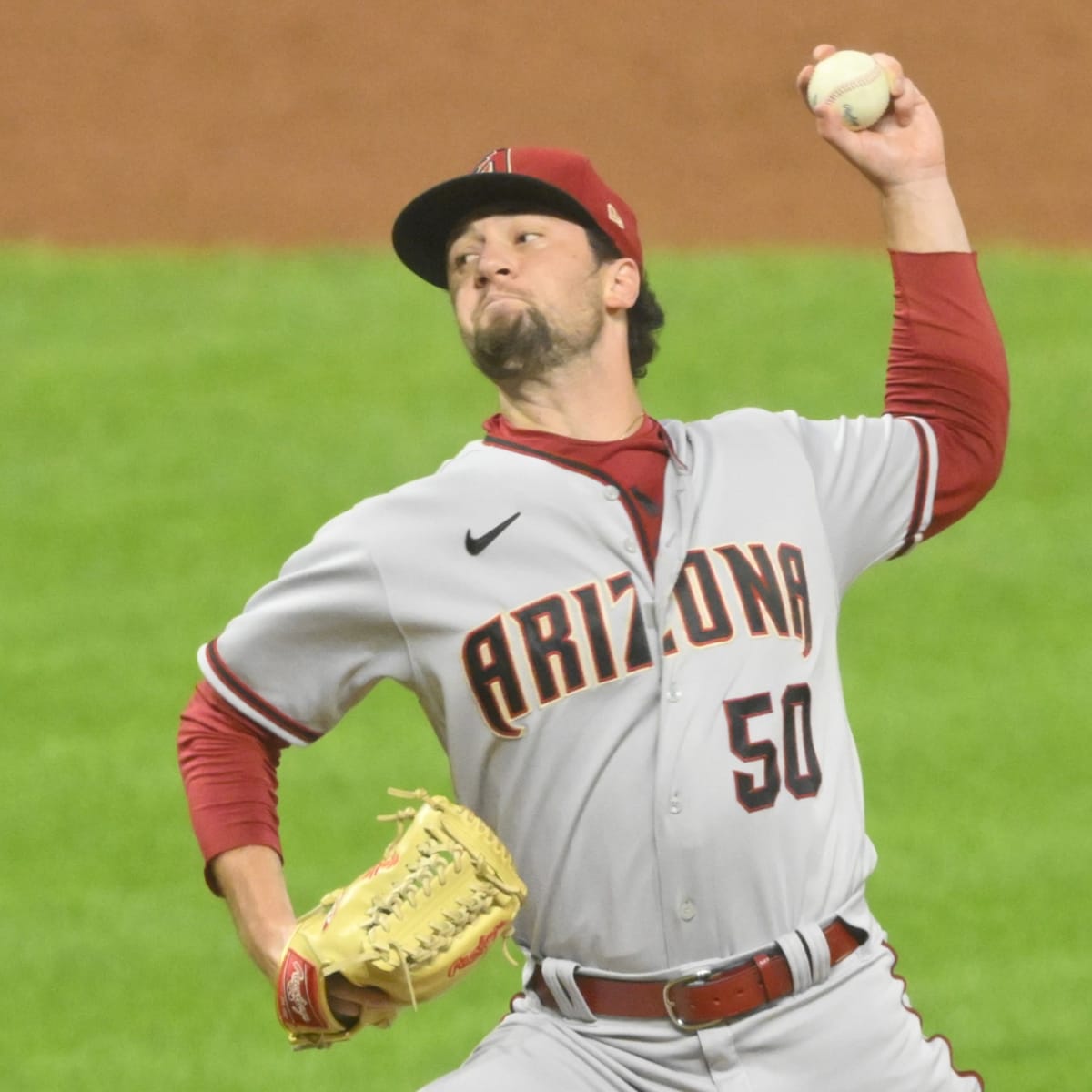 2022 Team Issued Diamondbacks Spring Training Alternate Red Jersey