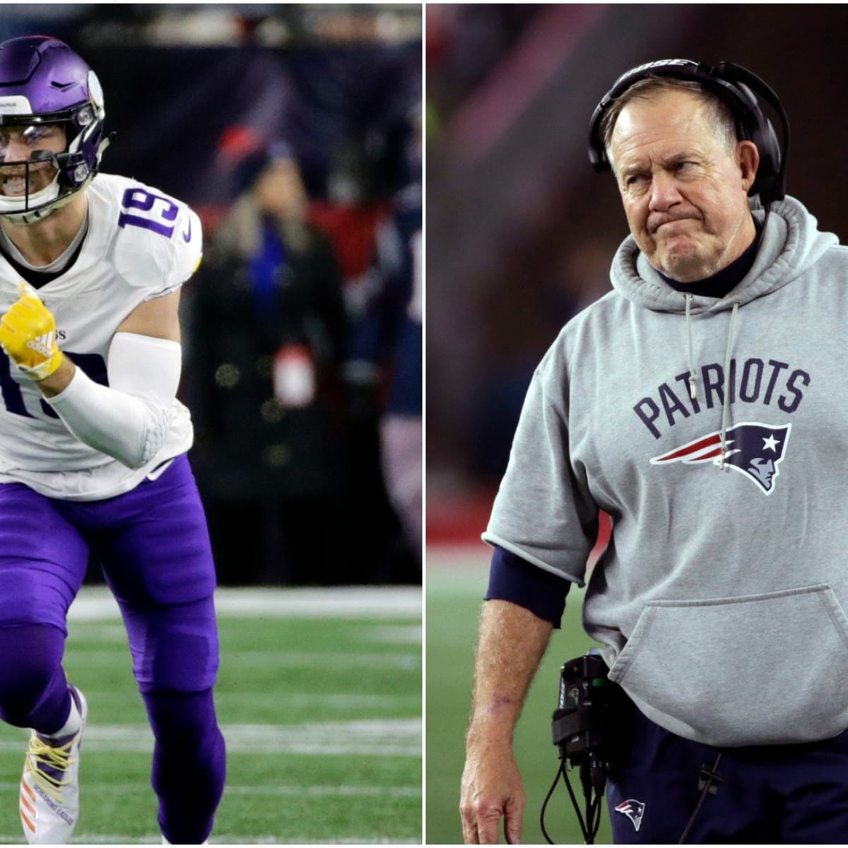 Bill Belichick lists all the problems Vikings WRs Adam Thielen