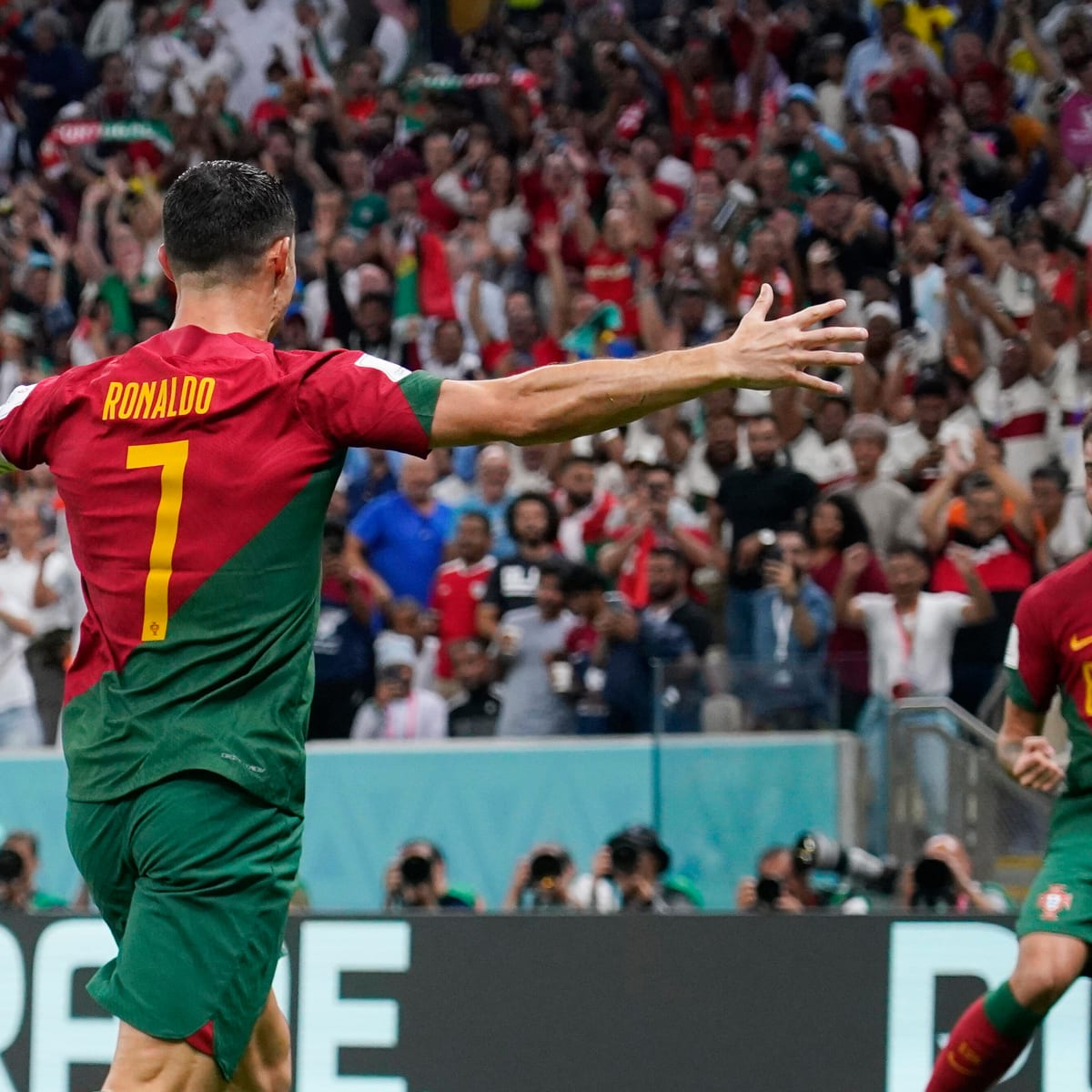 Cristiano Ronaldo Sports Portugal's New Home Jersey For 2022 FIFA