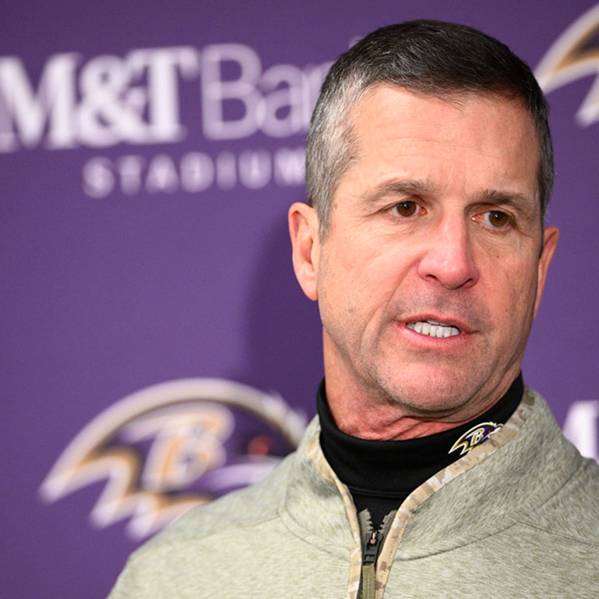 Baltimore Ravens head coach John Harbaugh clocks long hours to