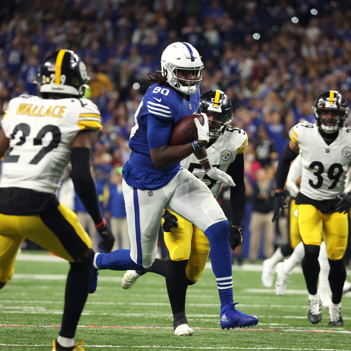 UVA alum, Colts rookie Woods makes a name for himself with pair of