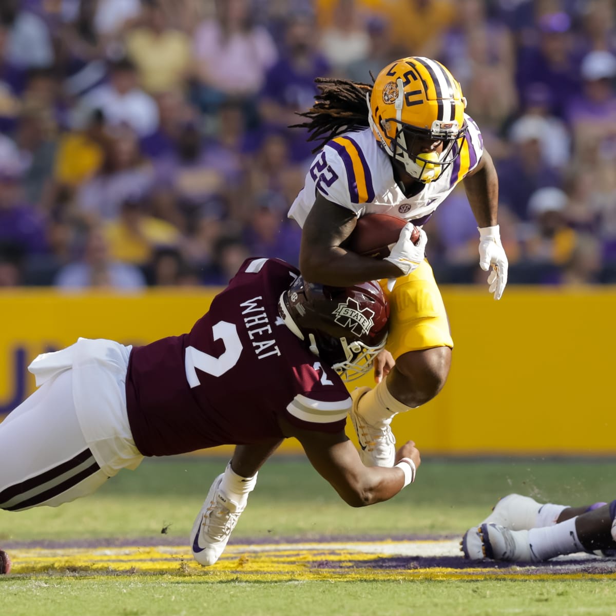 Edge rusher Tyrus Wheat runs 40-yard dash at 2023 combine