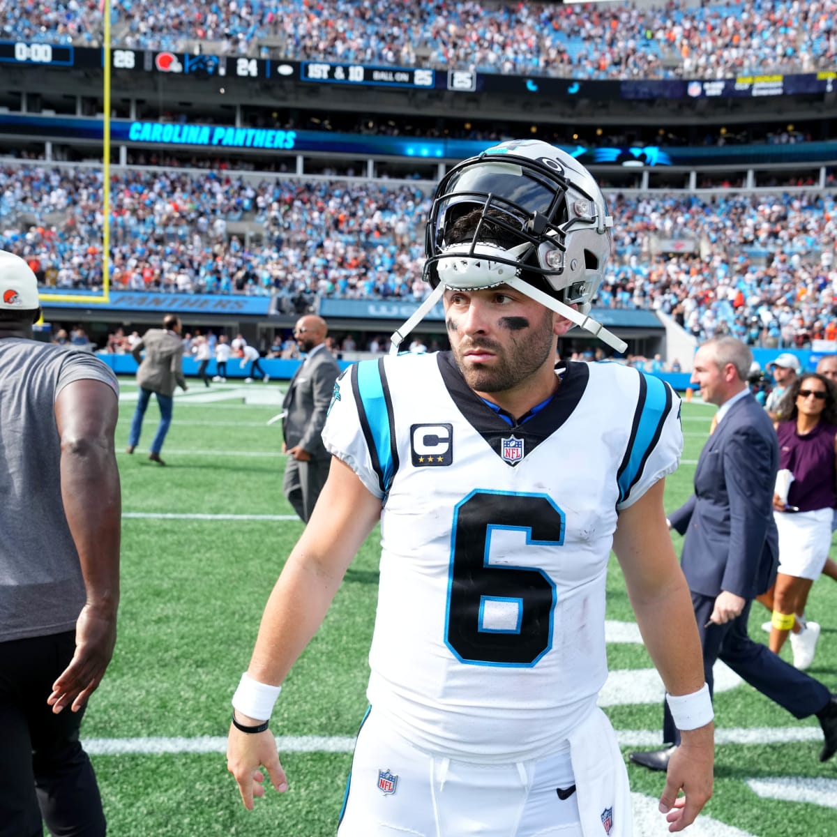 Injury-plagued LA Rams claim former Panthers QB Baker Mayfield off waivers