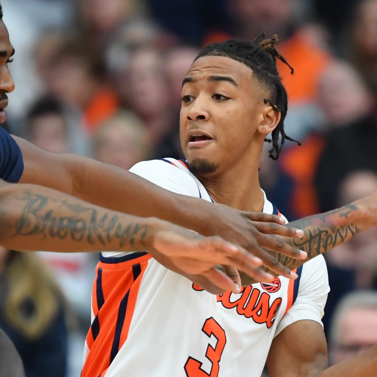 Syracuse Orange men's basketball: Judah Mintz, J.J. Starling listed in  ESPN's 2024 mock draft - Troy Nunes Is An Absolute Magician