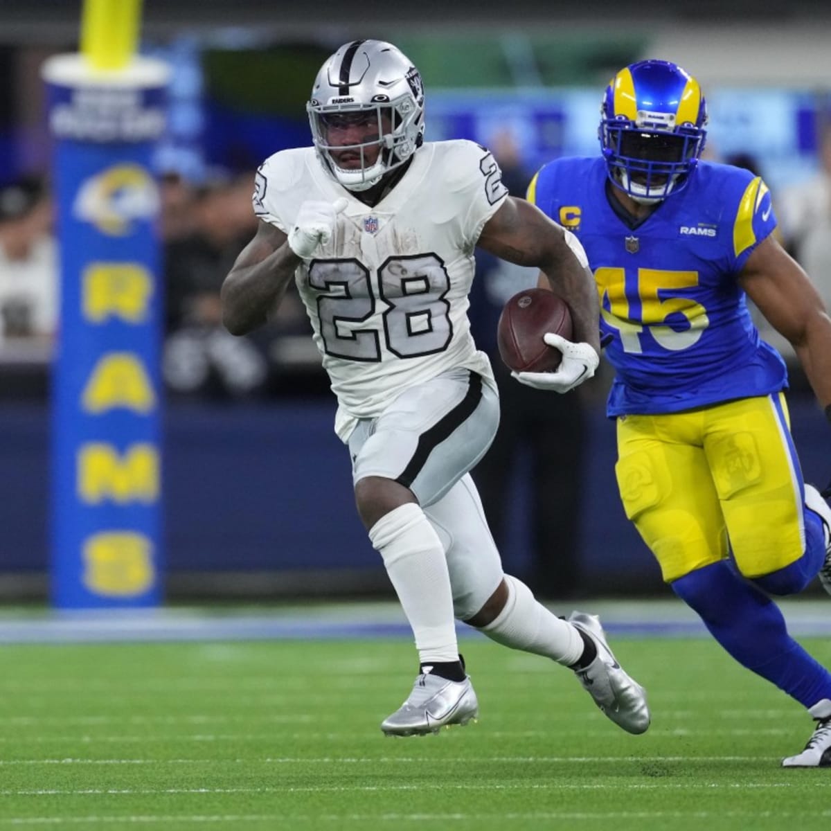 Raiders-Rams Week 14 Thursday Night Football: Josh Jacobs, Davante