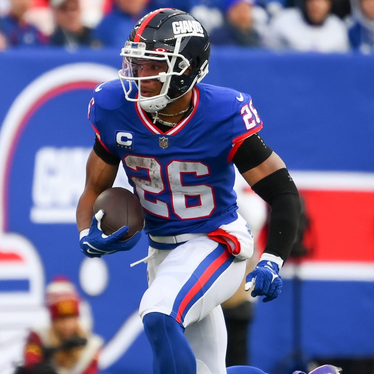 Giants RB Saquon Barkley “questionable” for Washington game - AS USA