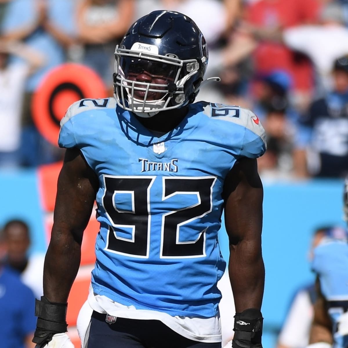 Tennessee Titans cornerback Breon Borders (39) plays in an NFL football  game against the Houston Texans on Sunday, Nov. 21, 2021, in Nashville, Tenn.  (AP Photo/John Amis Stock Photo - Alamy