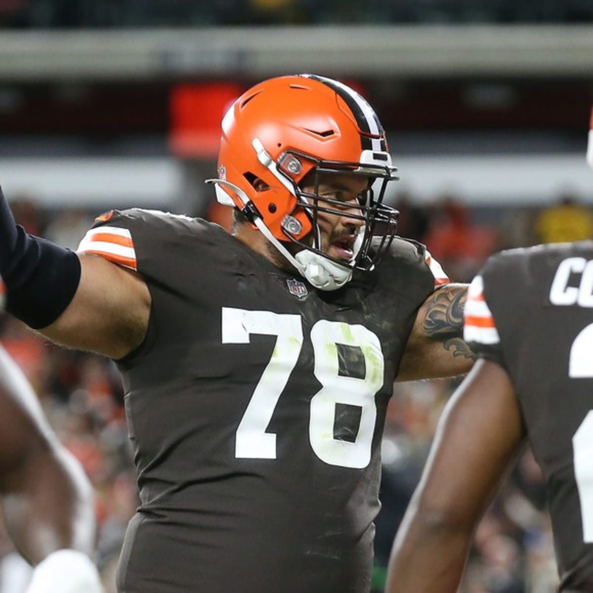 Jack Conklin White Cleveland Browns Player-Issued #78 Throwback Jersey from  the 2021 NFL Season