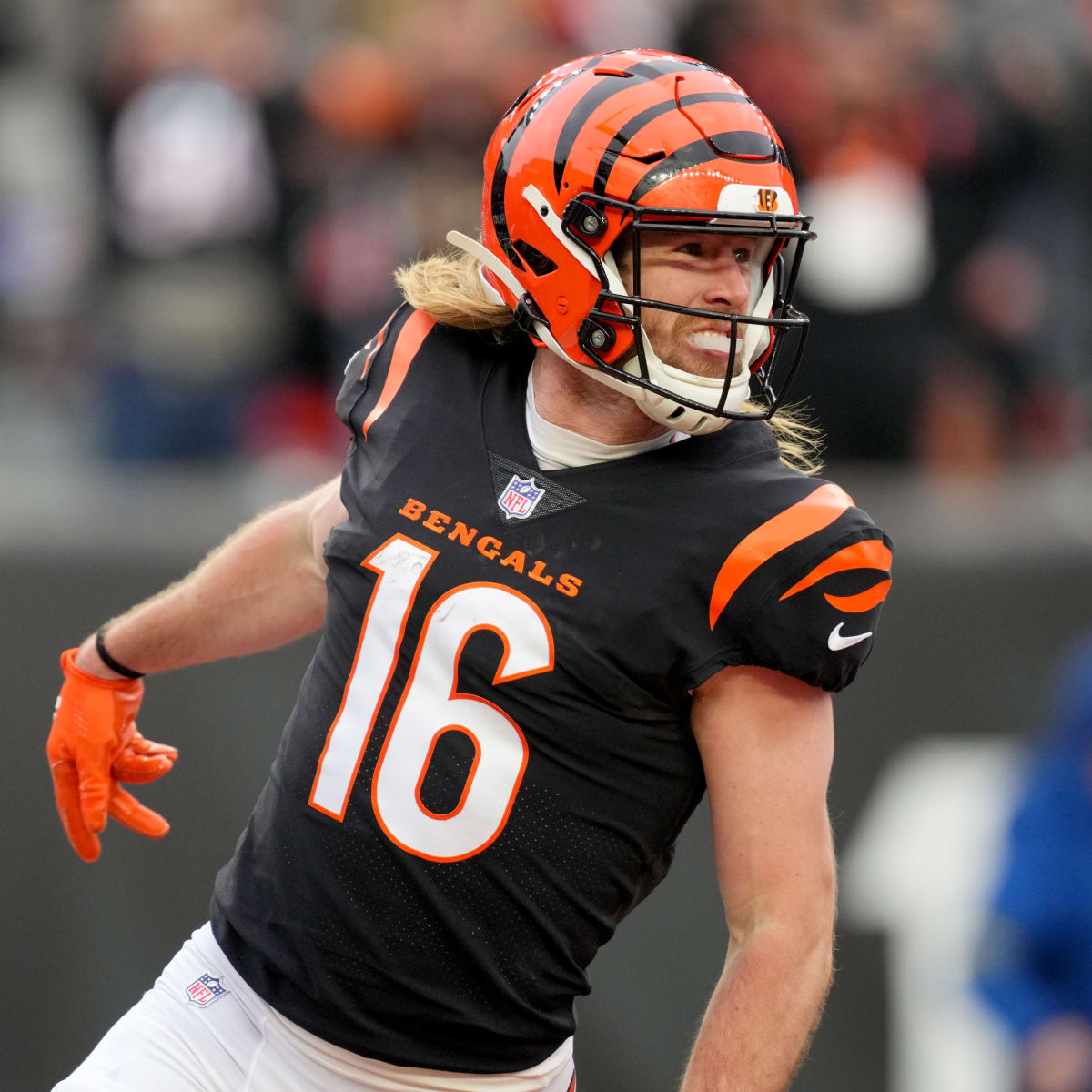 Photo: Bengals Trenton Irwin celebrates touchdown