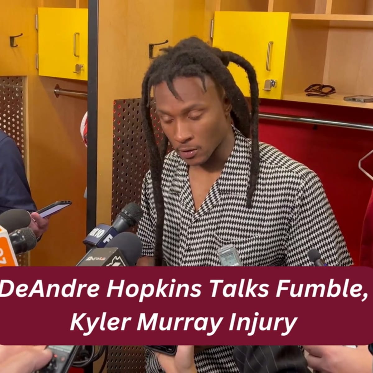 Cardinals WR DeAndre Hopkins, QB Kyler Murray easing back in practice