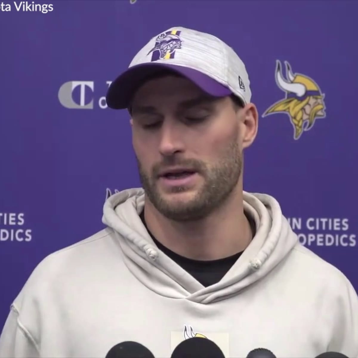 Kirk Cousins rocking Vikings jacket: 'My wife dresses me' - Sports  Illustrated Minnesota Sports, News, Analysis, and More