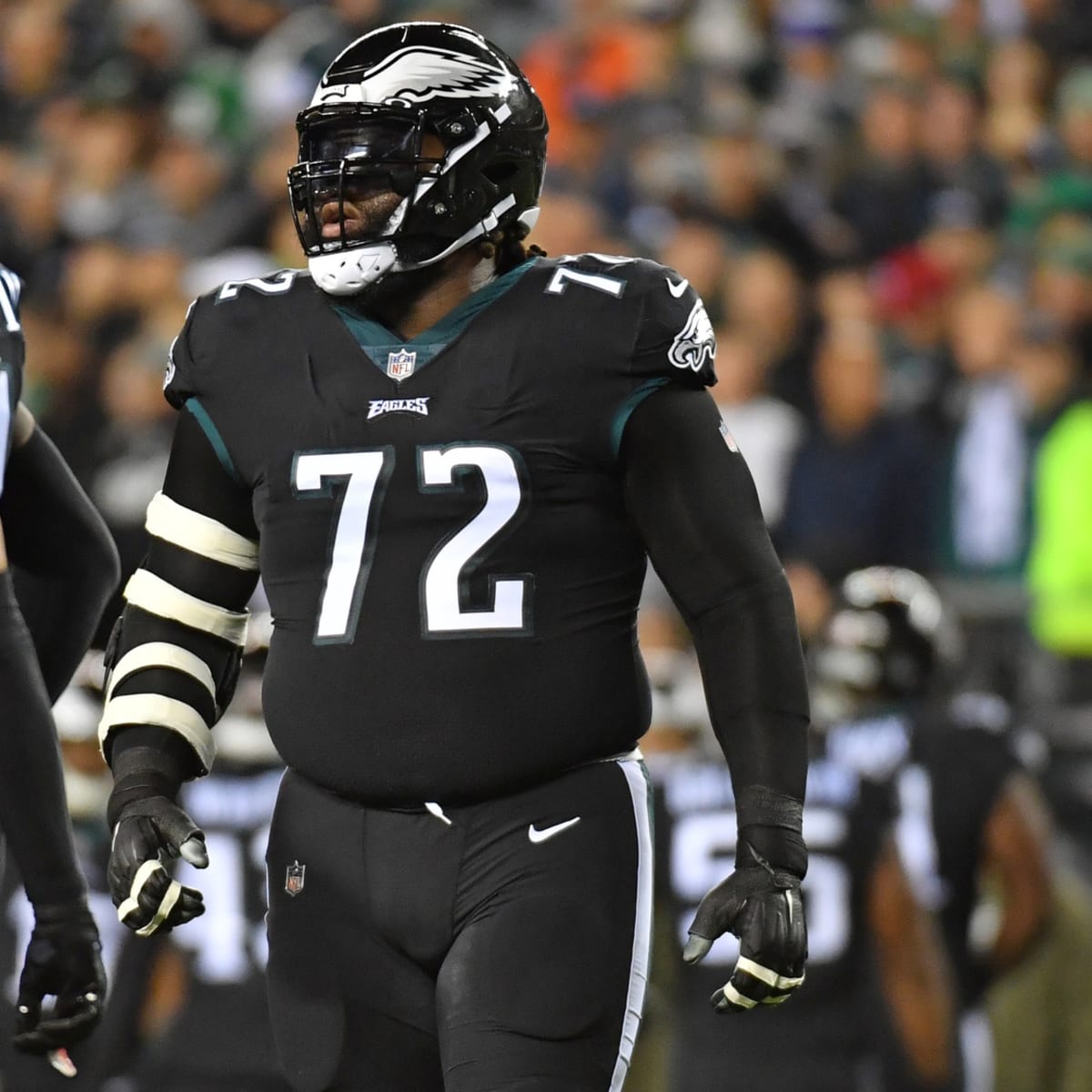 Linval Joseph Philadelphia Eagles Game-Used #72 Midnight Green Jersey vs.  New Orleans Saints on January 1 2023