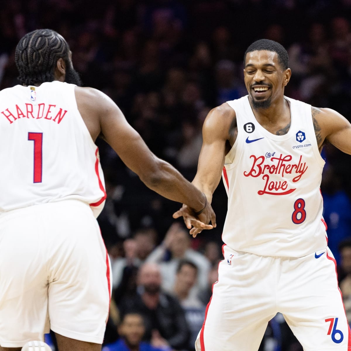 De'Anthony Melton Philadelphia 76ers Game-Used #8 Blue Jersey vs. Miami  Heat on March 1