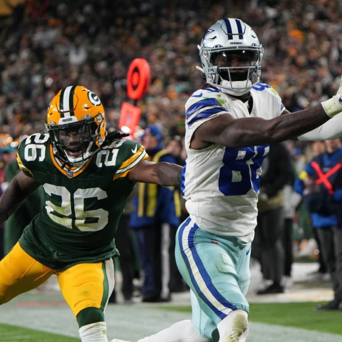 Green Bay Packers free safety Darnell Savage (26) plays during the first  half of an NFL football game Sunday, Oct. 17, 2021, in Chicago. (AP  Photo/David Banks Stock Photo - Alamy