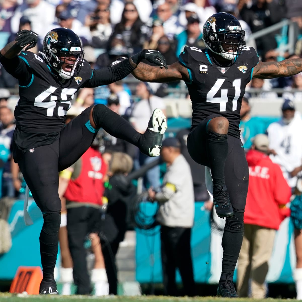 Jaguars pick six video: Rayshawn Jenkins takes INT to the house as Jags  beat Cowboys in OT - DraftKings Network