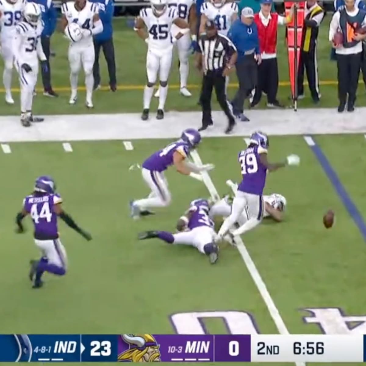 Referees explain decisions that cost Vikings 2 defensive touchdowns v. Colts  - Sports Illustrated Minnesota Sports, News, Analysis, and More