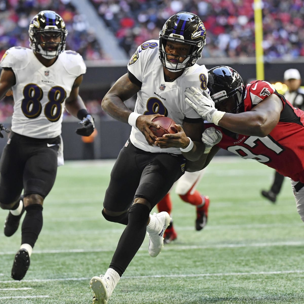 Atlanta Falcons 'Ideal' Landing Spot for Baltimore Ravens' Lamar Jackson;  Fantasy Impact? - Sports Illustrated Atlanta Falcons News, Analysis and More