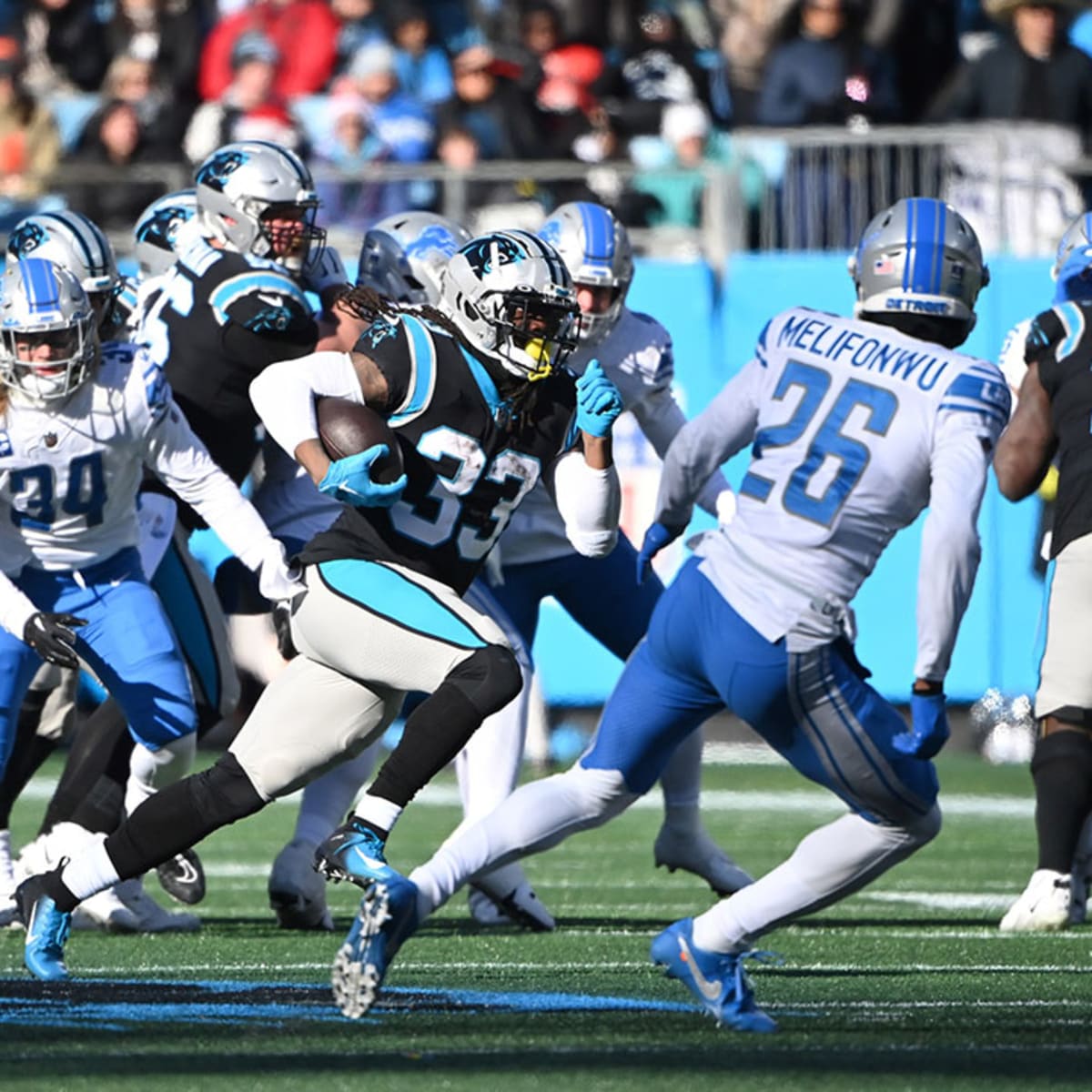 Full highlights from Carolina's 37-23 win over Detroit