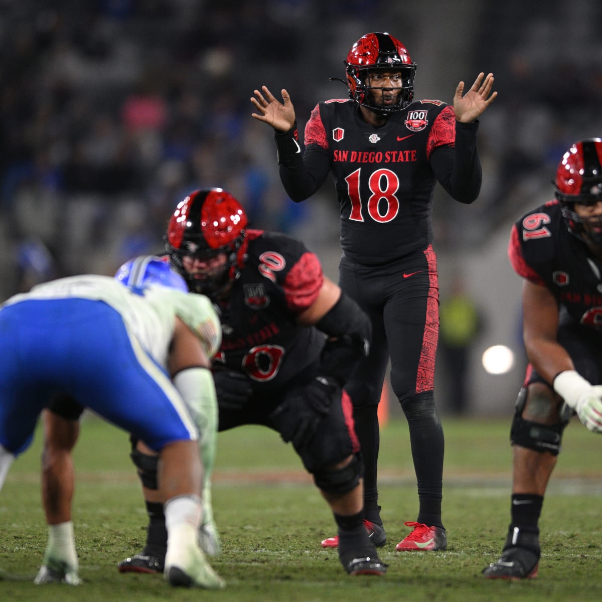 What TV channel is San Diego State vs Middle Tennessee football