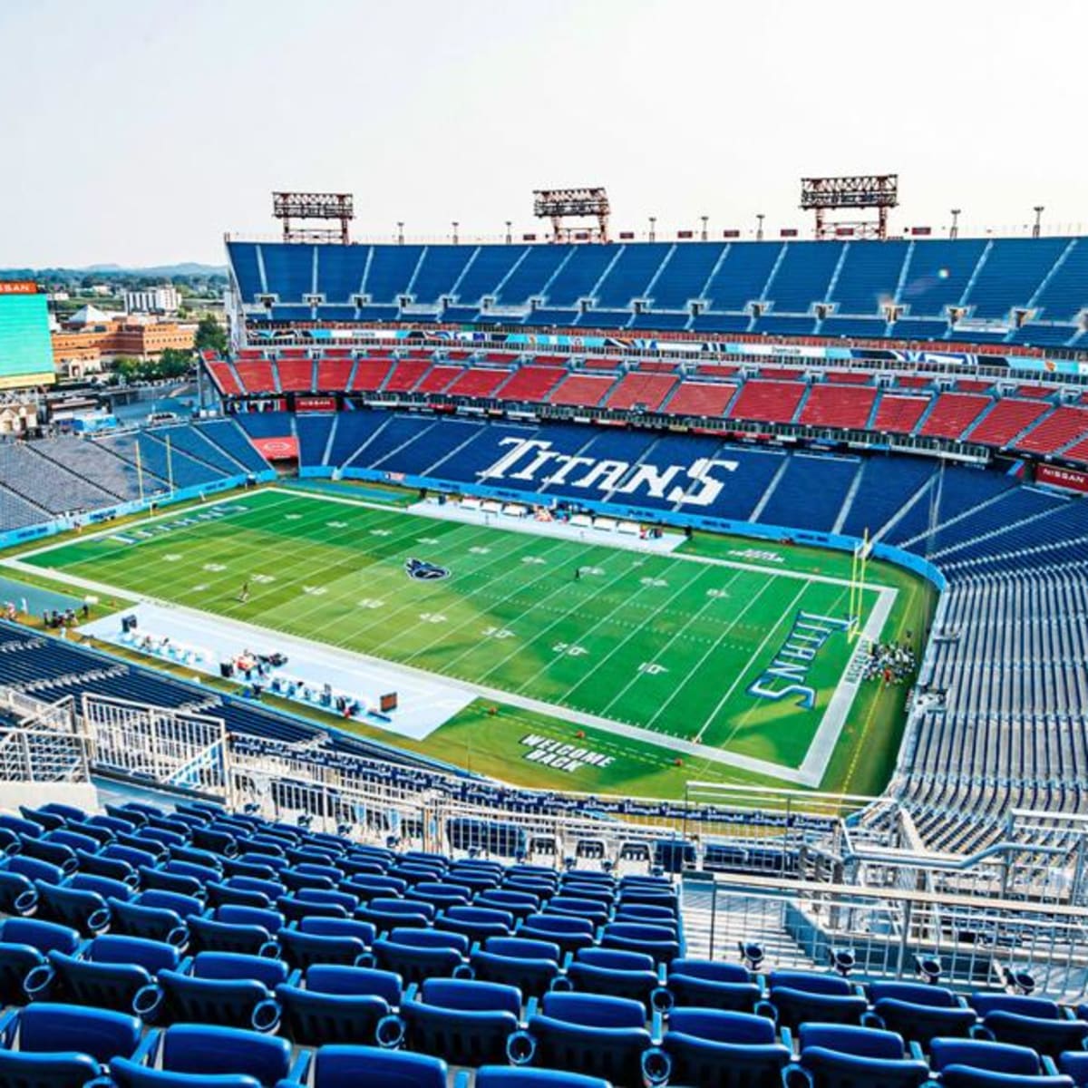 Titans begin replacing Nissan Stadium seats